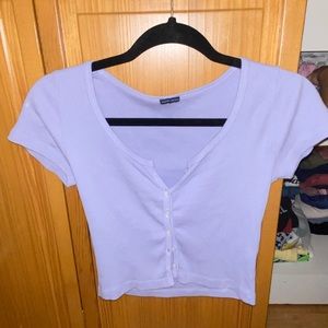brandy melville purple t shirt